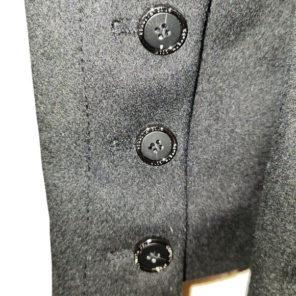 Kenneth Cole Women's Classic Wool Walker W Three Button Stand Collar Size L New - Picture 8 of 9
